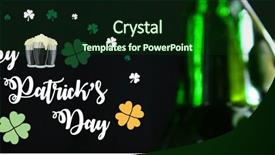  Presentation with composite - PPT theme having composite of st patricks day background and a  colored foreground