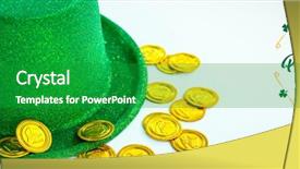  Presentation with st patricks day - Cool new PPT theme with composite of st patricks day backdrop and a  colored foreground