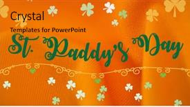  Presentation with digital - Amazing presentation design having composite of st patricks day backdrop and a  colored foreground
