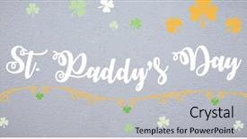  Presentation with st patricks day - Slide set with composite of st patricks day background and a  colored foreground