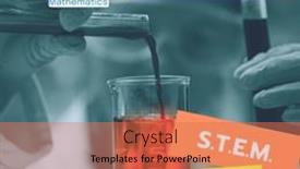  Presentation with science technology engineering mathematics - Slide deck having composite-of-stem-day-text and a coral colored foreground