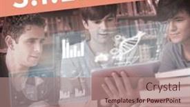  Presentation with science technology engineering mathematics - Slides featuring composite-of-stem-day-text and a  colored foreground