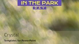  Presentation with active lifestyle - Presentation consisting of composite-of-take-a-walk background and a mint green colored foreground