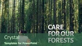  Presentation with green-nature - Presentation theme having composite-of-this-friday-care background and a ocean colored foreground