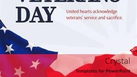  Presentation with veterans day - PPT layouts with composite-of-veterans-day-text and a red colored foreground