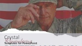  Presentation with veterans day - Slide set enhanced with composite-of-veterans-day-text and a light gray colored foreground