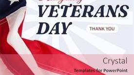  Presentation with veterans day - Slides enhanced with composite-of-veterans-day-text and a coral colored foreground