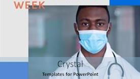  Presentation with medical vaccine - Presentation theme having composite-of-world-immunization-week background and a light blue colored foreground