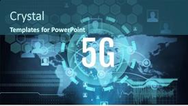  Presentation with scope - Slide deck enhanced with composition-of-5g-text-over background and a ocean colored foreground