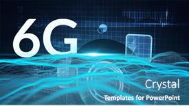  Presentation with blue global - Presentation enhanced with composition-of-6-g-text background and a teal colored foreground