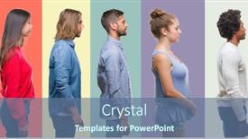  Presentation with chinese american - PPT layouts with composition of african american hispanic and chinese group of people over vintage color background looking to side relax profile pose with natural face with confident smile background and a ocean colored foreground