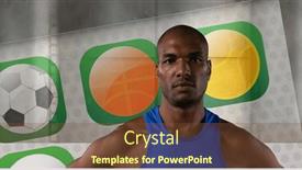  Presentation with competition - PPT theme featuring composition-of-african-american-male background and a tawny brown colored foreground