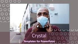  Presentation with face mask - PPT theme having composition-of-allergy-awareness-week background and a  colored foreground