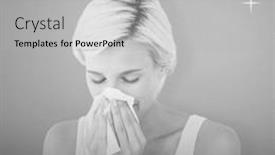  Presentation with awareness - Slide deck featuring composition-of-allergy-awareness-week background and a light gray colored foreground