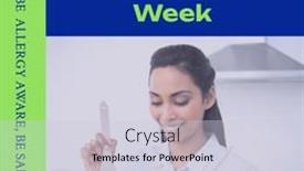  Presentation with awareness - Slides featuring composition-of-allergy-awareness-week background and a lemonade colored foreground