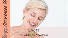  Presentation with awareness - Slides consisting of composition-of-allergy-awareness-week background and a lemonade colored foreground