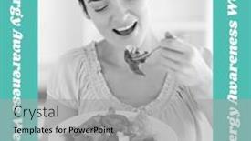  Presentation with allergy - Slide set featuring composition-of-allergy-awareness-week background and a light gray colored foreground