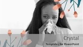  Presentation with allergy - Slides enhanced with composition-of-allergy-awareness-week background and a light gray colored foreground