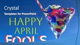  Presentation with food festival valentine day - Presentation featuring composition-of-april-fools-day background and a ocean colored foreground