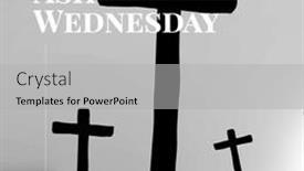  Presentation with ash wednesday - Presentation having composition-of-ash-wednesday-text background and a light gray colored foreground
