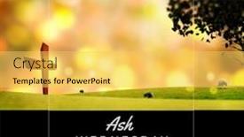  Presentation with ash cross - Slide deck consisting of composition-of-ash-wednesday-text background and a yellow colored foreground