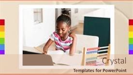  Presentation with learning difficulties - PPT layouts featuring composition-of-autistic-pride-day background and a coral colored foreground