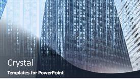  Presentation with image processing - Beautiful PPT theme featuring composition-of-binary-coding-over backdrop and a  colored foreground