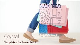  Presentation with black woman - PPT theme consisting of composition-of-black-friday-sale background and a lemonade colored foreground