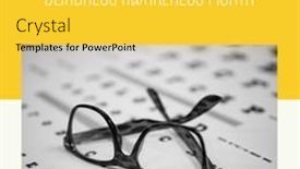  Presentation with blindness - PPT theme featuring composition-of-blindness-awareness-month background and a yellow colored foreground