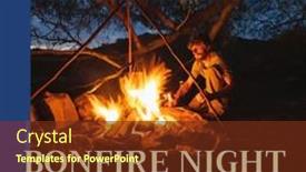  Presentation with bonfire - Theme with composition-of-bonfire-night-text background and a tawny brown colored foreground