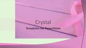  Presentation with breast cancer awareness month - PPT theme enhanced with composition-of-breast-cancer-awareness background and a lemonade colored foreground