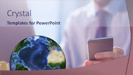  Presentation with cardboard - Beautiful slide set featuring composition-of-cardboard-boxes backdrop and a sky blue colored foreground