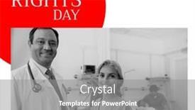  Presentation with doctors day - PPT layouts enhanced with composition-of-carers-rights-day background and a gray colored foreground