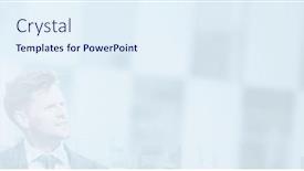  Presentation with building connections - Presentation design with composition-of-caucasian-businessman-over background and a sky blue colored foreground