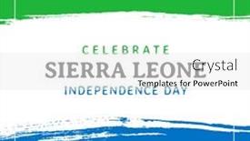  Presentation with celebrate - PPT theme with composition-of-celebrate-sierra-leone background and a white colored foreground