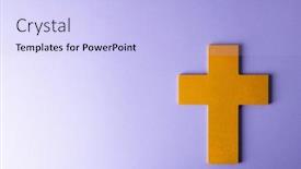  Presentation with ash cross - Presentation design having composition-of-christian-ash-wednesday background and a light blue colored foreground