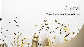  Presentation with new year - Slide set featuring composition-of-close-up and a  colored foreground