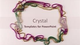  Presentation with mardi gras - Presentation theme having composition-of-colourful-mardi-gras background and a lemonade colored foreground