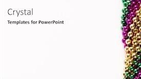  Presentation with mardi - Slide set consisting of composition-of-colourful-mardi-gras background and a pink colored foreground