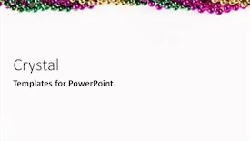  Presentation with mardi - Slide deck having composition-of-colourful-mardi-gras background and a pink colored foreground