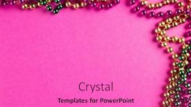  Presentation with mardi - Slides enhanced with composition-of-colourful-mardi-gras background and a coral colored foreground