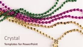  Presentation with mardi gras - PPT theme consisting of composition-of-colourful-mardi-gras background and a lemonade colored foreground