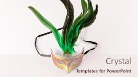  Presentation with mardi gras - Slide set consisting of composition-of-colourful-mardi-gras background and a lemonade colored foreground