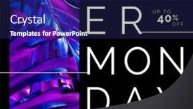  Presentation with cyber - Presentation design enhanced with composition-of-cyber-monday-text background and a navy blue colored foreground