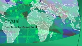  Presentation with connections - PPT theme enhanced with composition-of-data-processing-over background and a seafoam green colored foreground