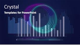  Presentation with blue global - PPT layouts enhanced with composition-of-data-processing-over background and a navy blue colored foreground