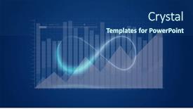  Presentation with blue global - PPT theme with composition-of-data-processing-over background and a ocean colored foreground