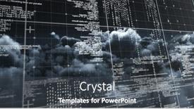  Presentation with connections - Theme featuring composition-of-data-processing-over background and a dark gray colored foreground