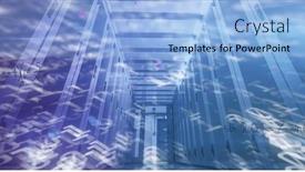  Presentation with image processing - PPT layouts enhanced with composition-of-data-processing-over background and a light blue colored foreground