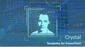  Presentation with image processing - Presentation enhanced with composition-of-data-processing background and a ocean colored foreground